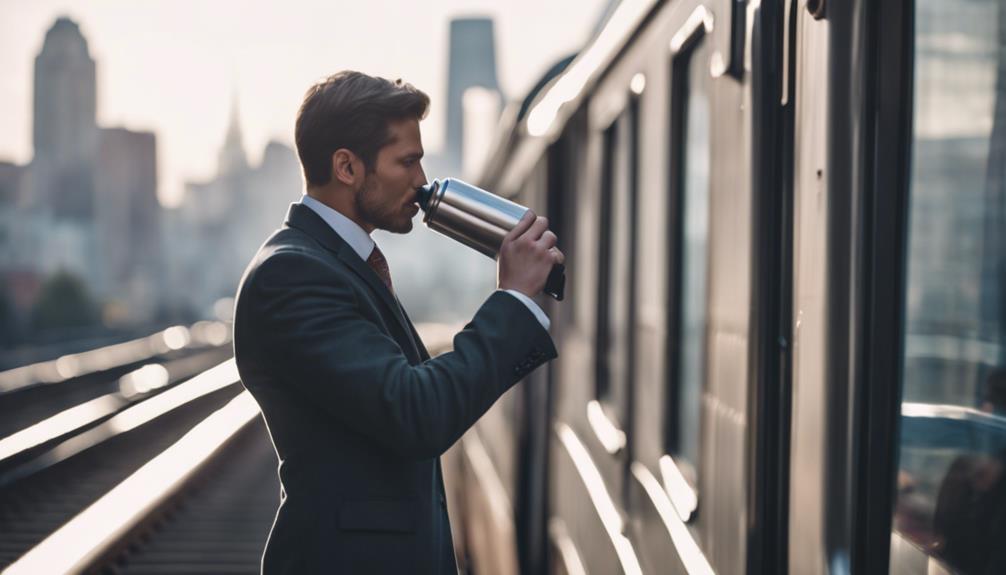 travel friendly spill proof coffee mug